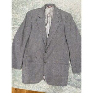 READ! Jos A Bank Clothiers Gray Silk Blazer Size 40 Sport Coat Blazer Gray